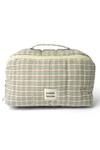 large wash bag - ginger check