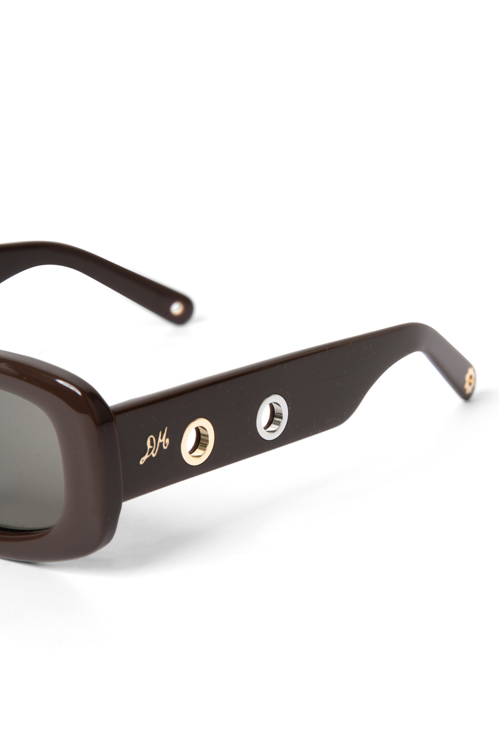 Faye Eyelet Sunglasses - Chocolate