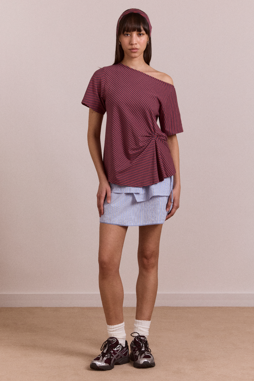 reece tee - red stripe