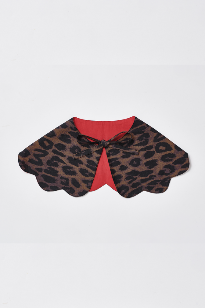 leopard print dog collar