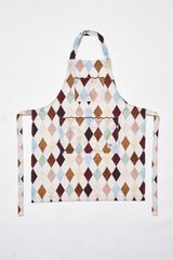 scallop apron - harlequin