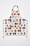 scallop apron - harlequin