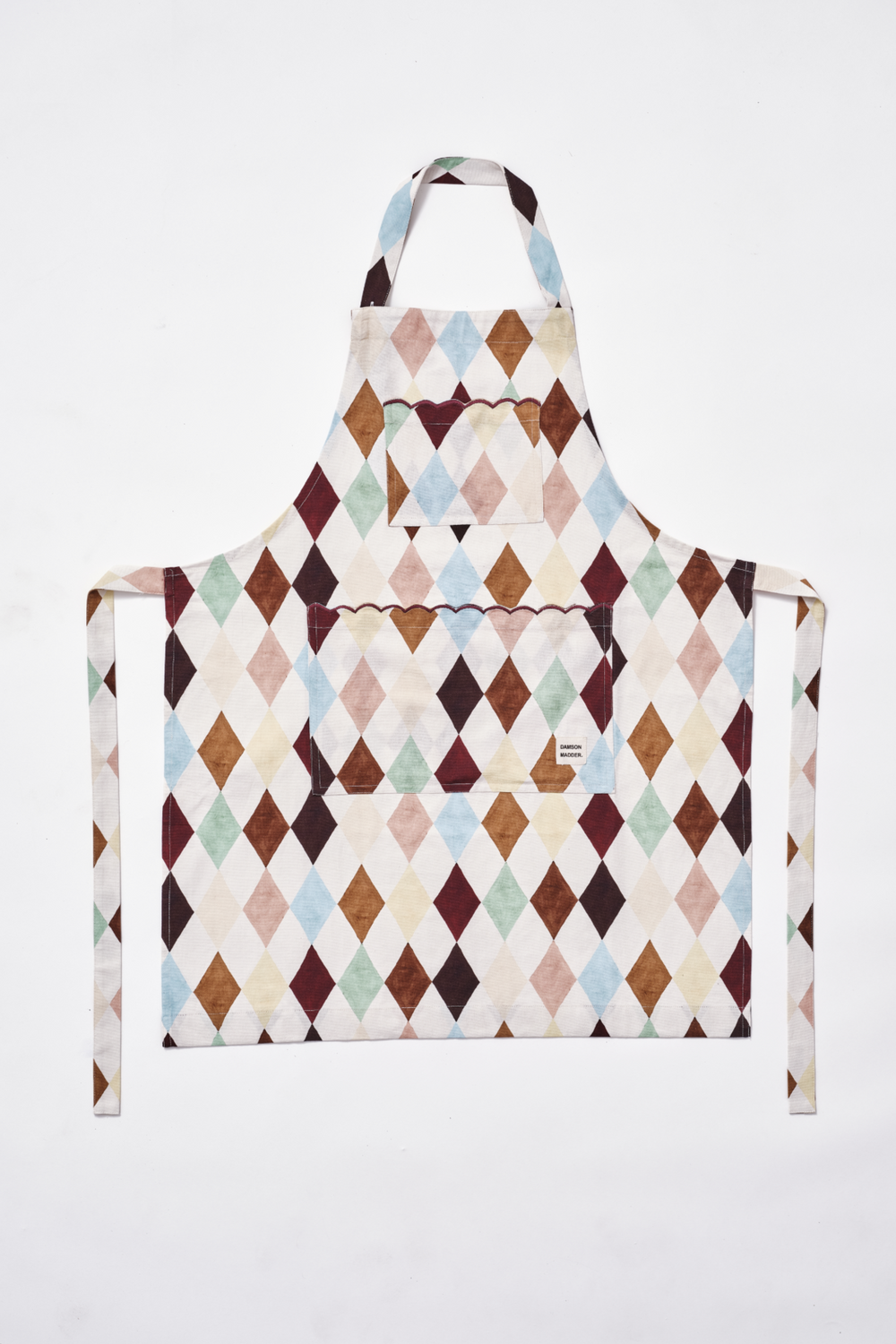 scallop apron - harlequin