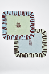set of placemats - blue/green
