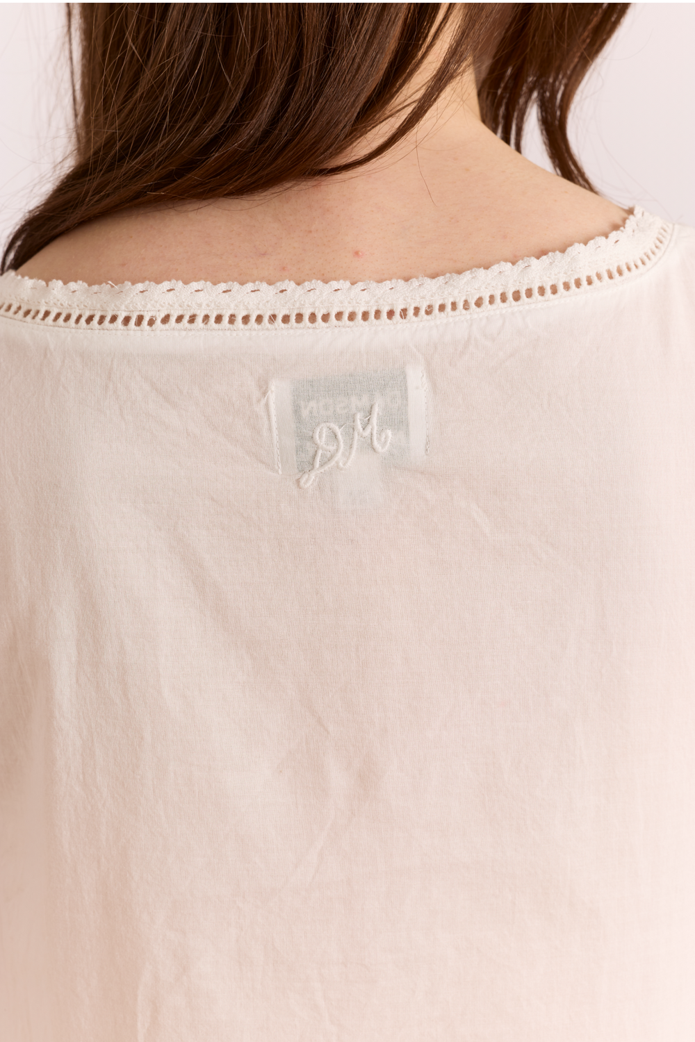 Raven Mini Night Dress - White