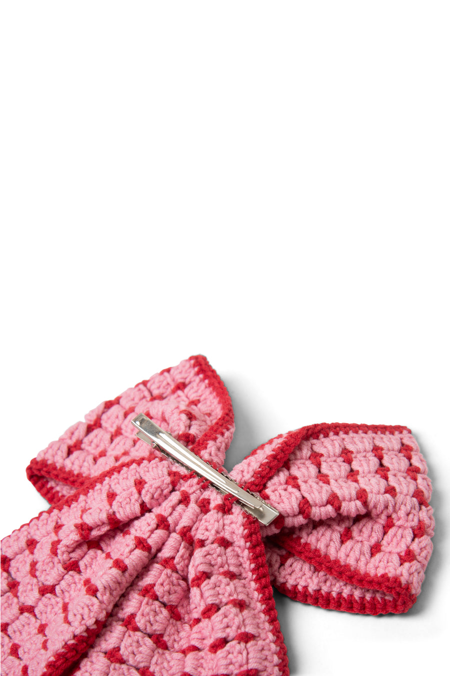 oversized crochet hair bow Damson Madder