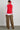 arte reversible tie gilet - red ruffle