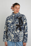 ingrid wool jacket - vase print