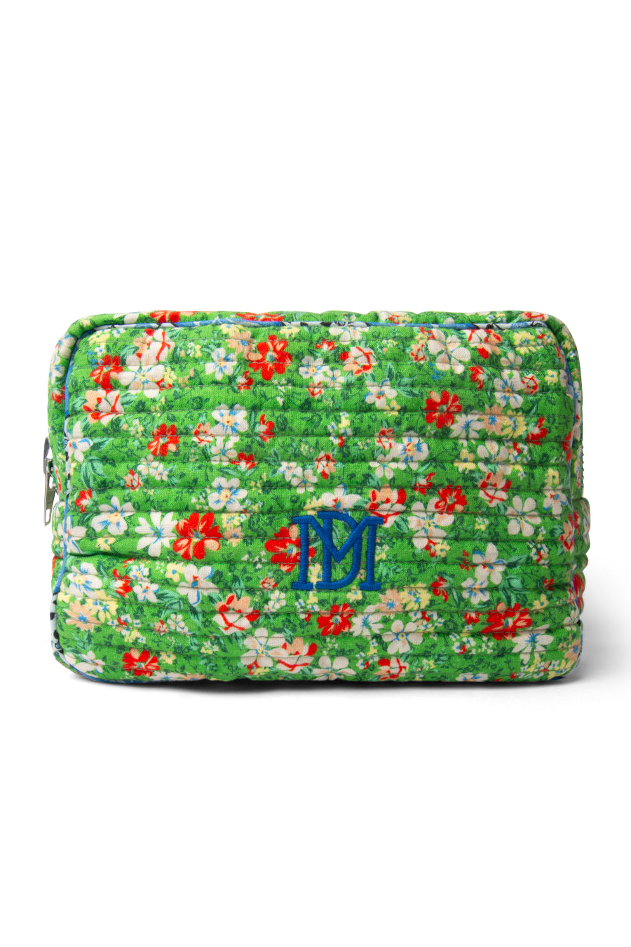 quilted make up bag in floral