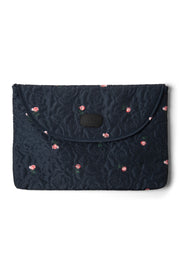 embroidered floral laptop bag