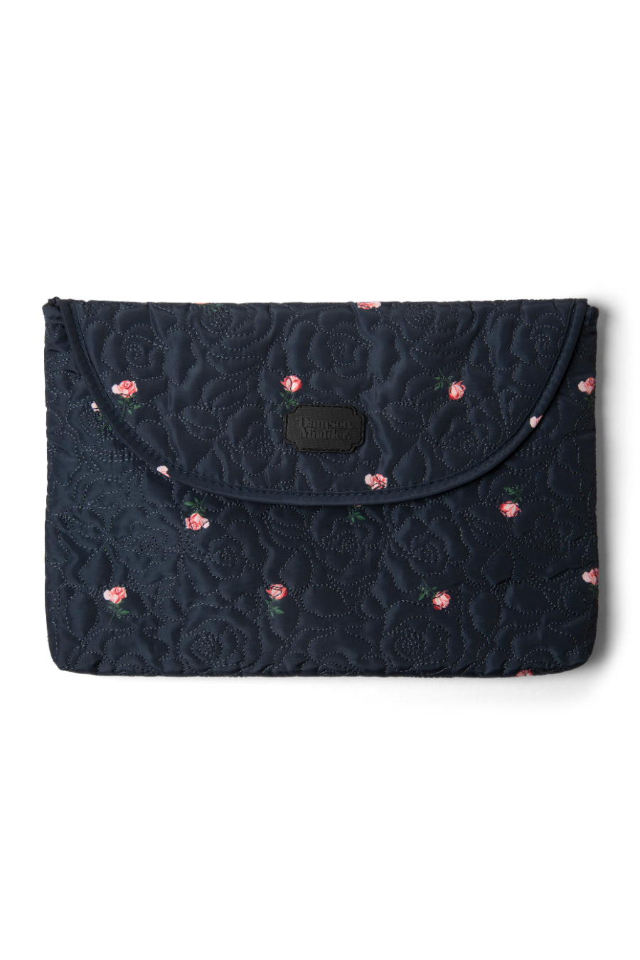 embroidered floral laptop bag