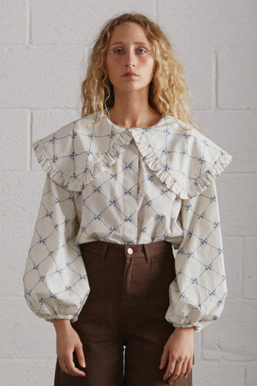 lola blouse - bow print