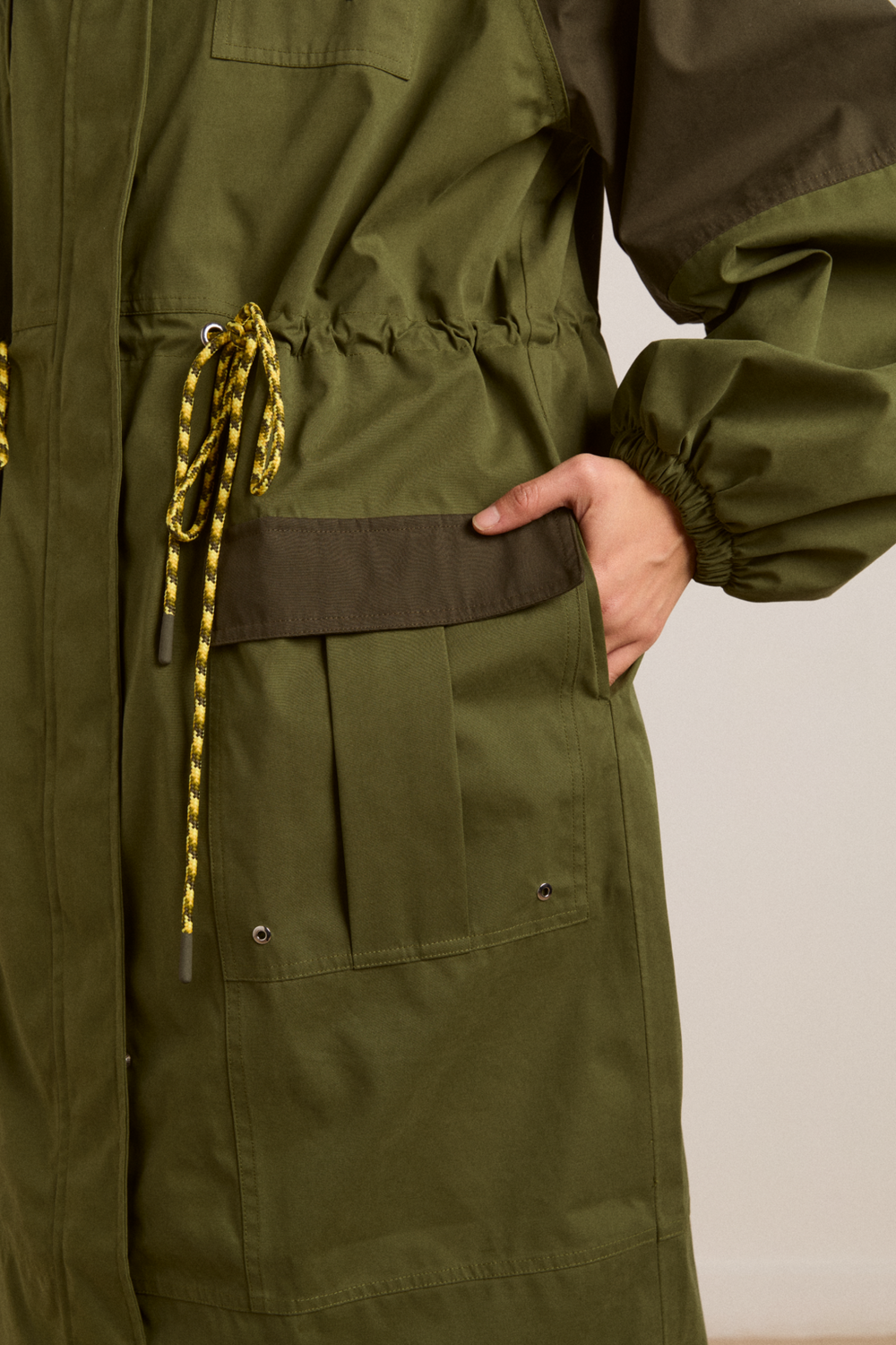 logan waterproof raincoat - forest