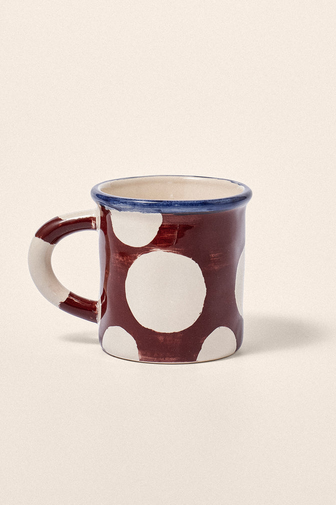 Hand Painted Ceramic Spot Mug