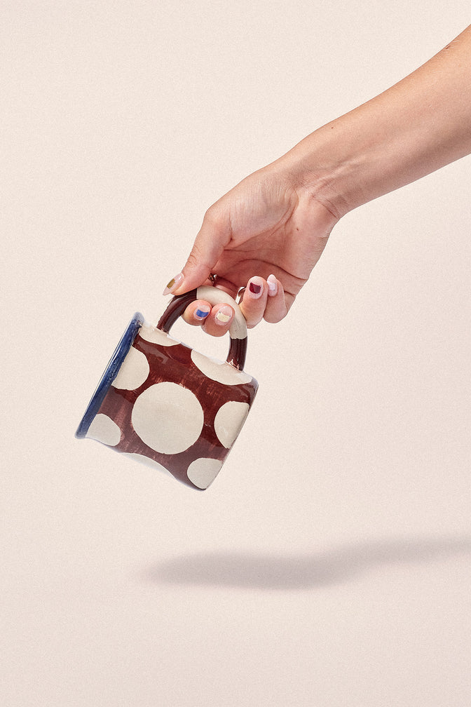 Hand Painted Ceramic Spot Mug