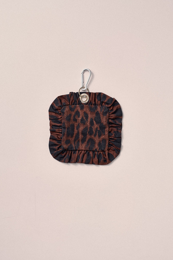Poo Bag Holder- Dark Leopard