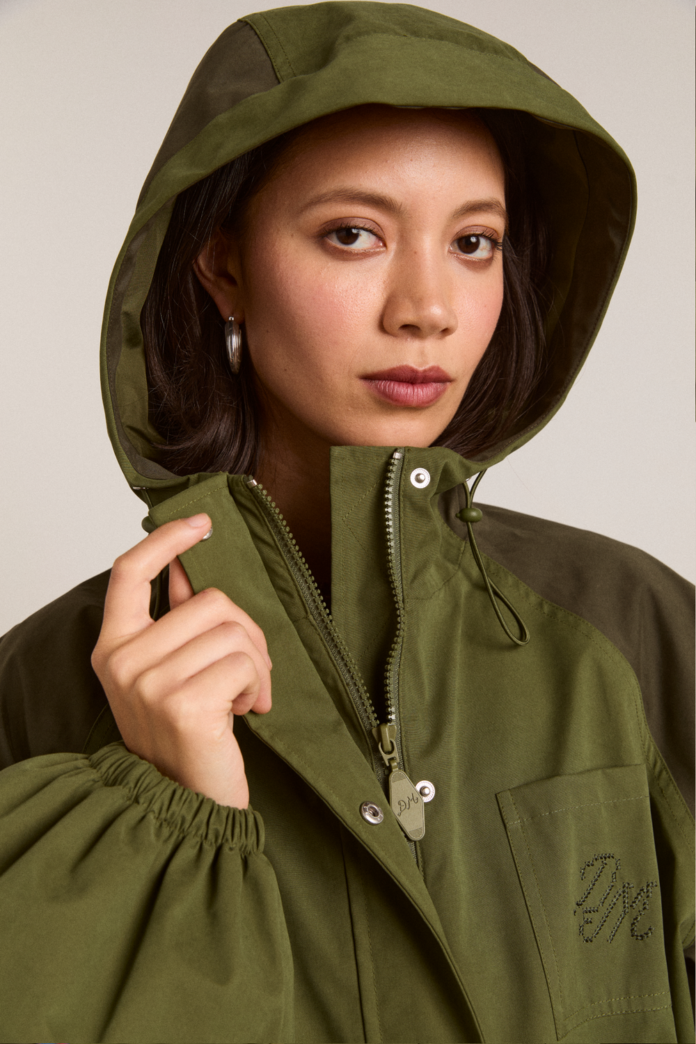 logan waterproof raincoat - forest