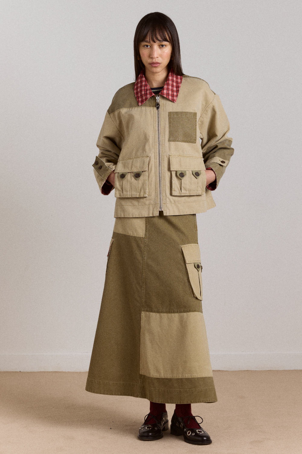 marcelle reversible barn jacket