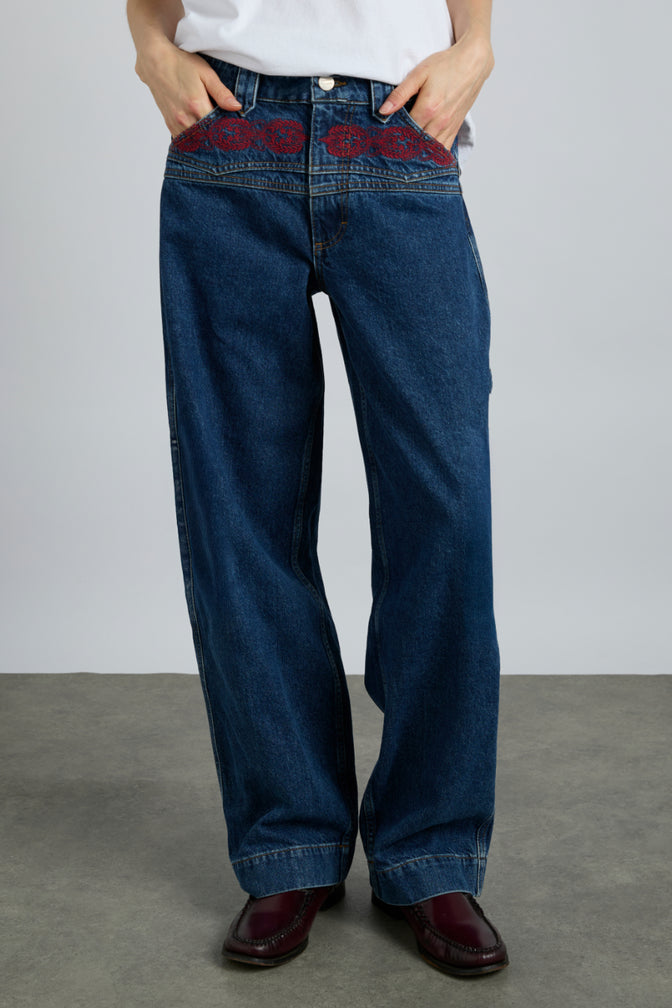 Drew Jeans - Texas Wash & Embroidery
