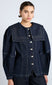 sailor denim jacket - dark indigo