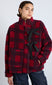 ingrid borg jacket - red check