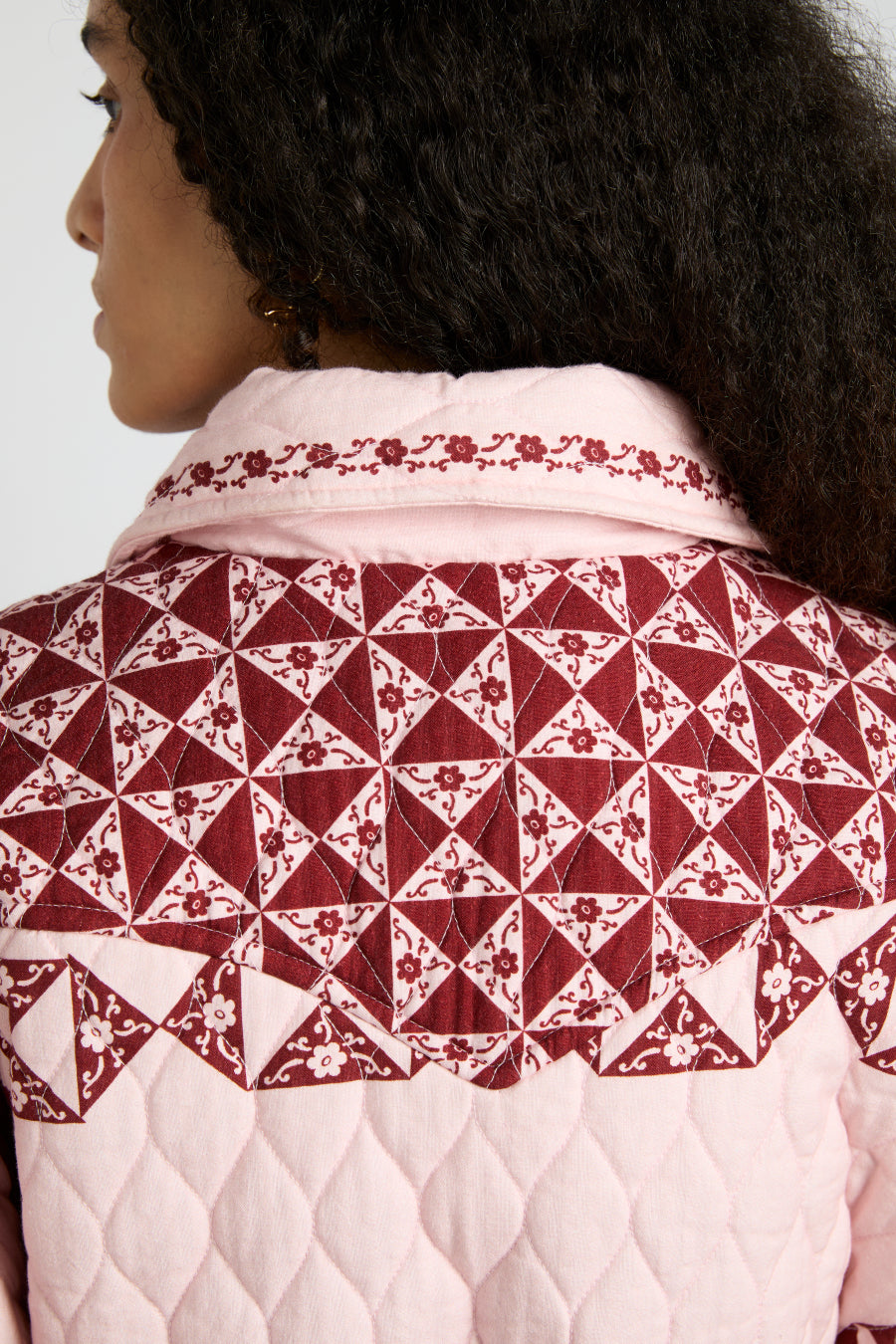 Anthropologie first winter roses coat