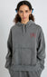 hayley hoodie - grey wash