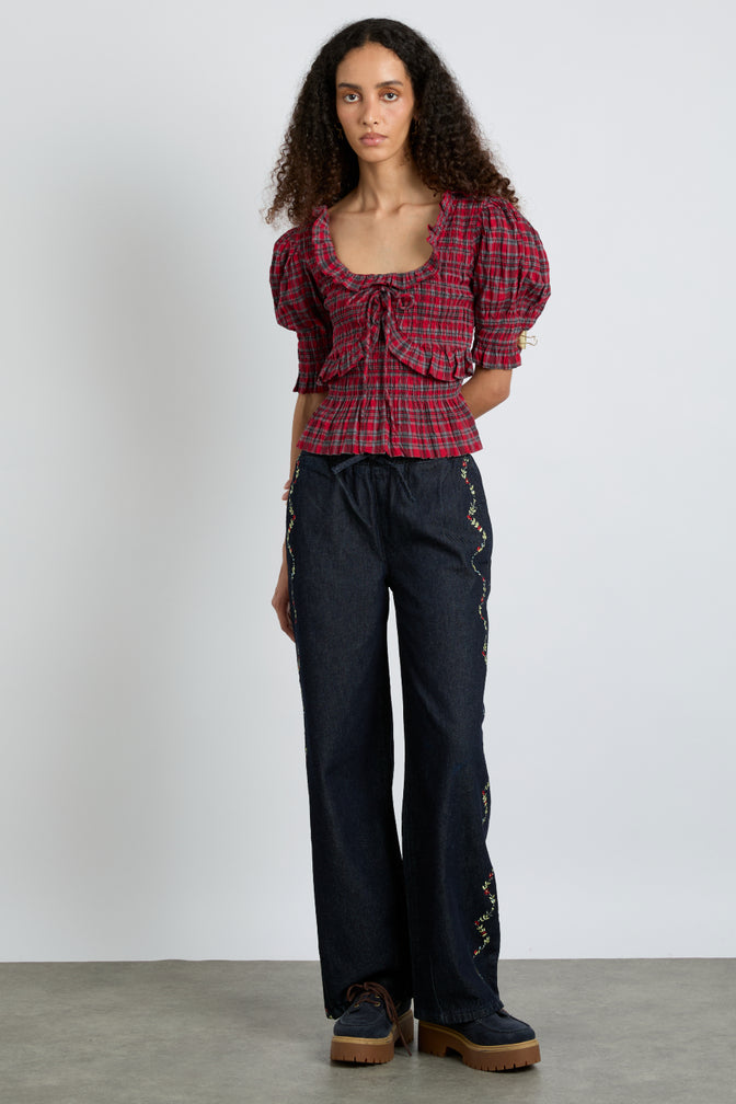 Rafe Jeans - Embroidered Floral
