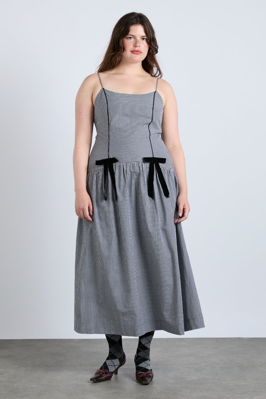Damson madder ワンピース Damson Madder Sienna Smocked Midi Dress | Anthropologie
