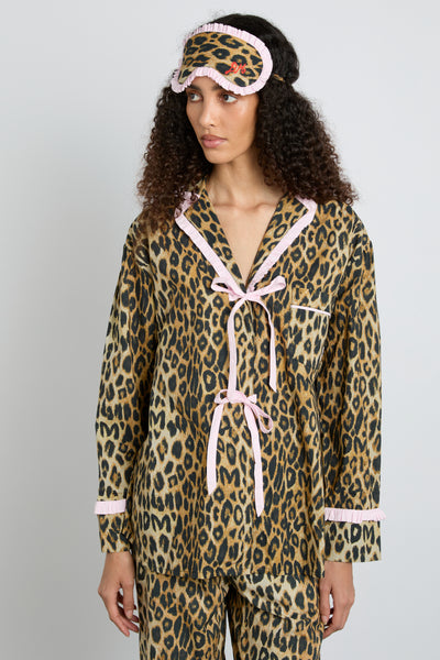 antonella pj set- leopard