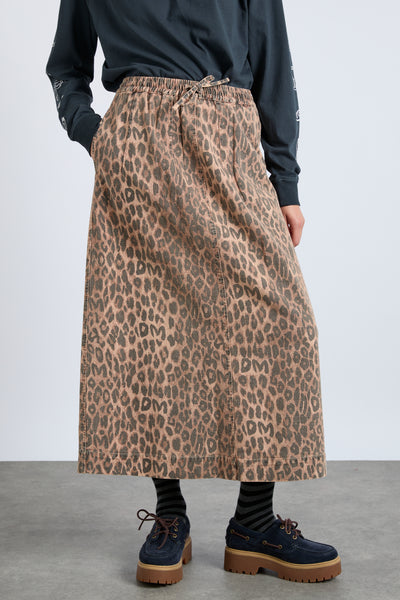 rafe skirt - leopard – Damson Madder