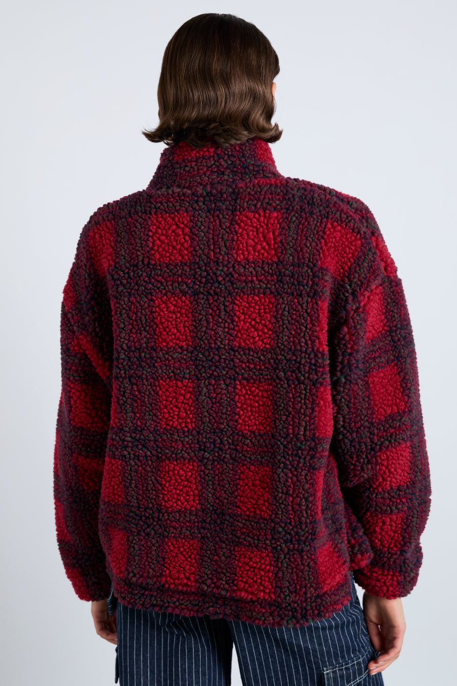 ingrid borg jacket red check – Damson Madder