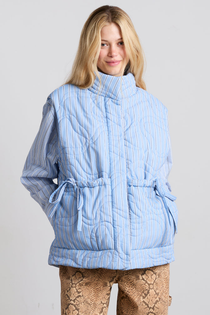 Celeste Quilted Blue Gilet