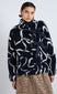 ingrid borg jacket- navy bows