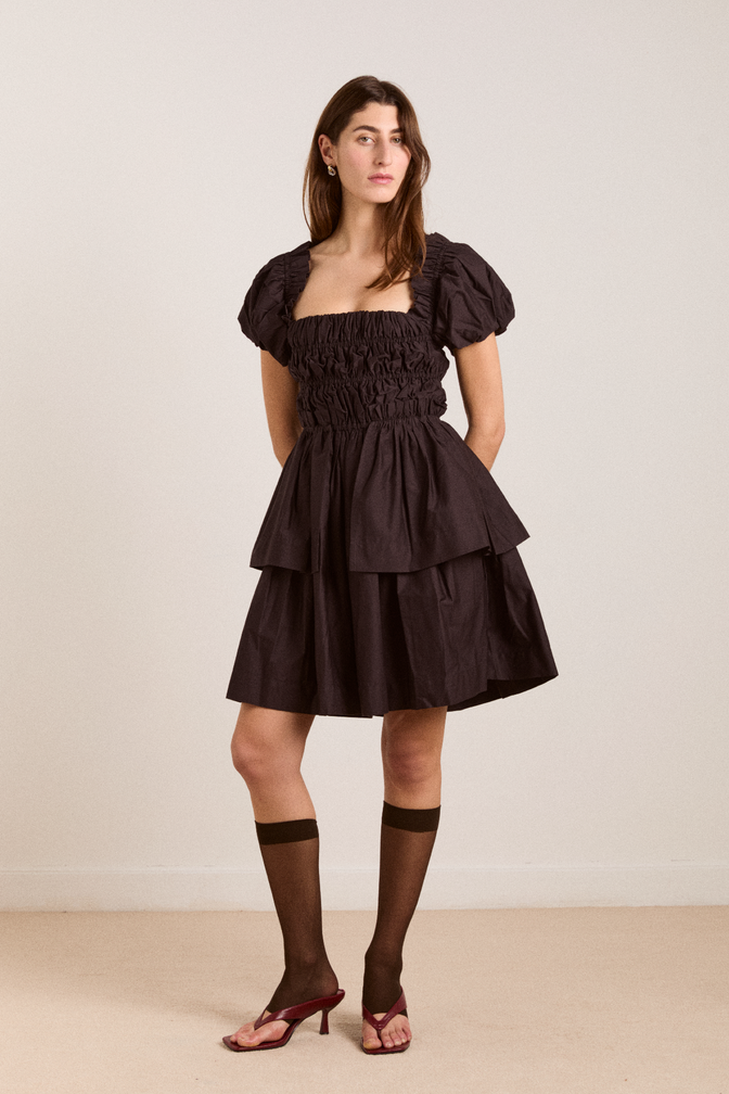 lyza mini dress - black