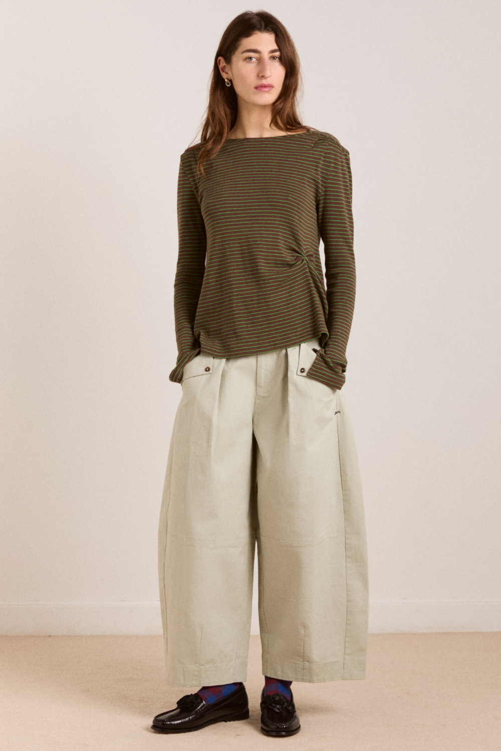 mara trouser - mineral grey