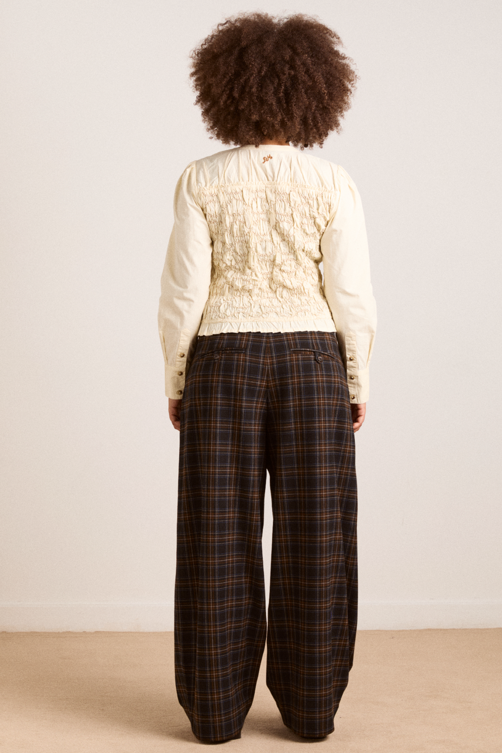 elliana smocked cardi - butter