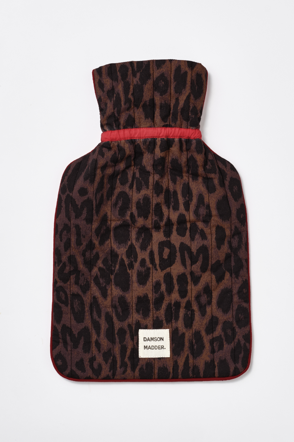 hot water bottle cover - dark leopard