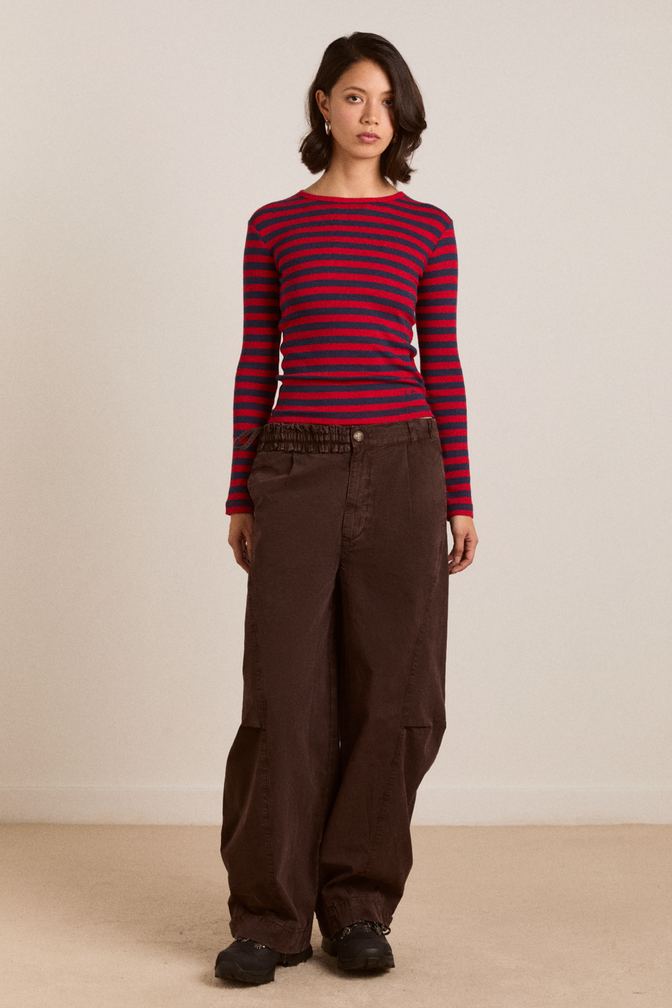 liv trouser - coffee bean