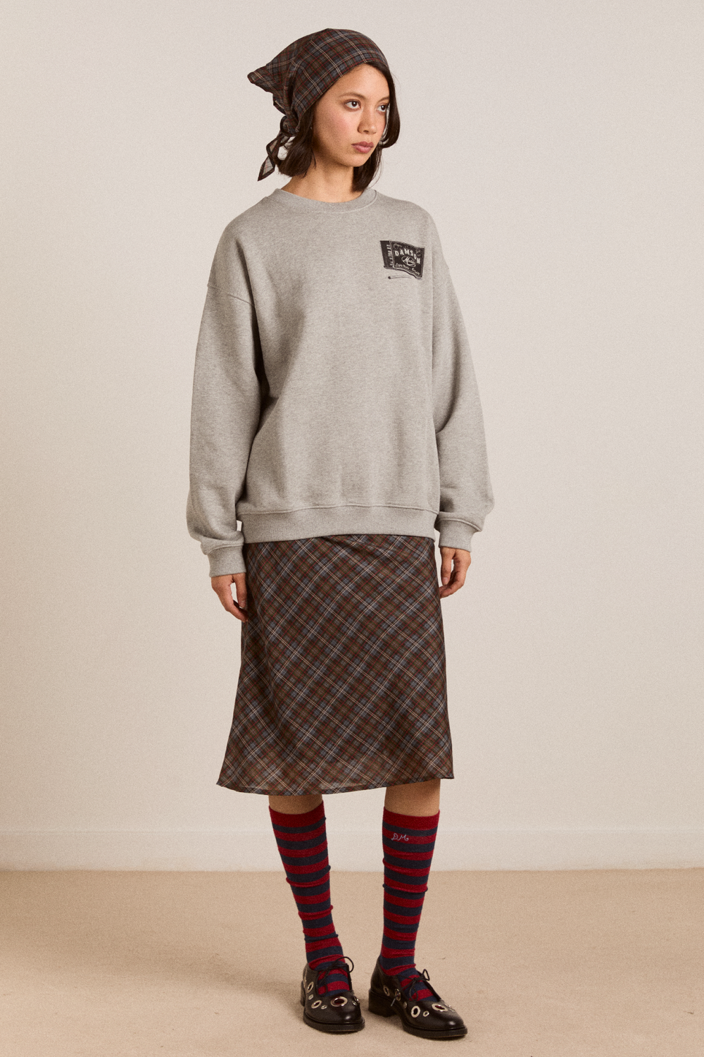 dm general store sweatshirt- grey marl