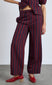 rafe trousers- navy and burgundy stripe