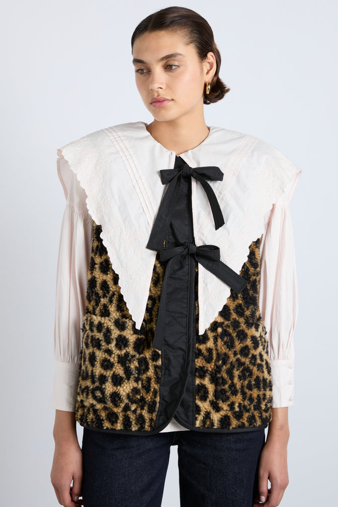 Marta Borg Gilet - Leopard
