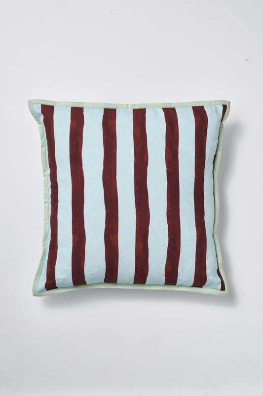 square cushion - wide stripe