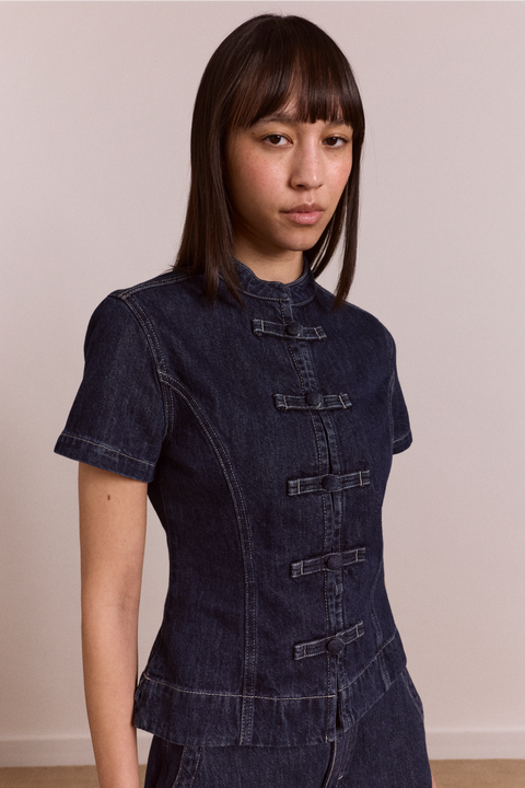 nelly button trim top