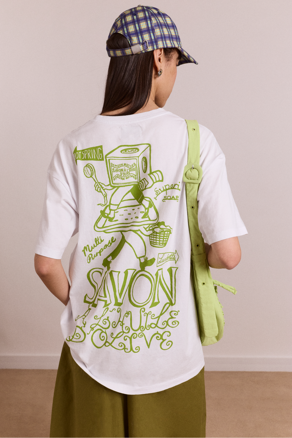 Savon Graphic Tee - White – Damson Madder Savon Graphic Tee - White – Damson Madder