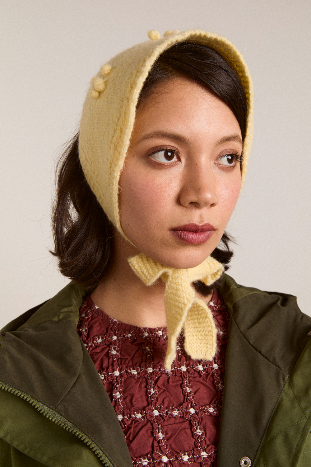 mini bonnet - butter