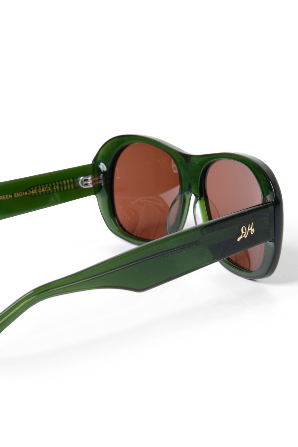 Oversized Aviator Sunglasses - Green – Damson Madder