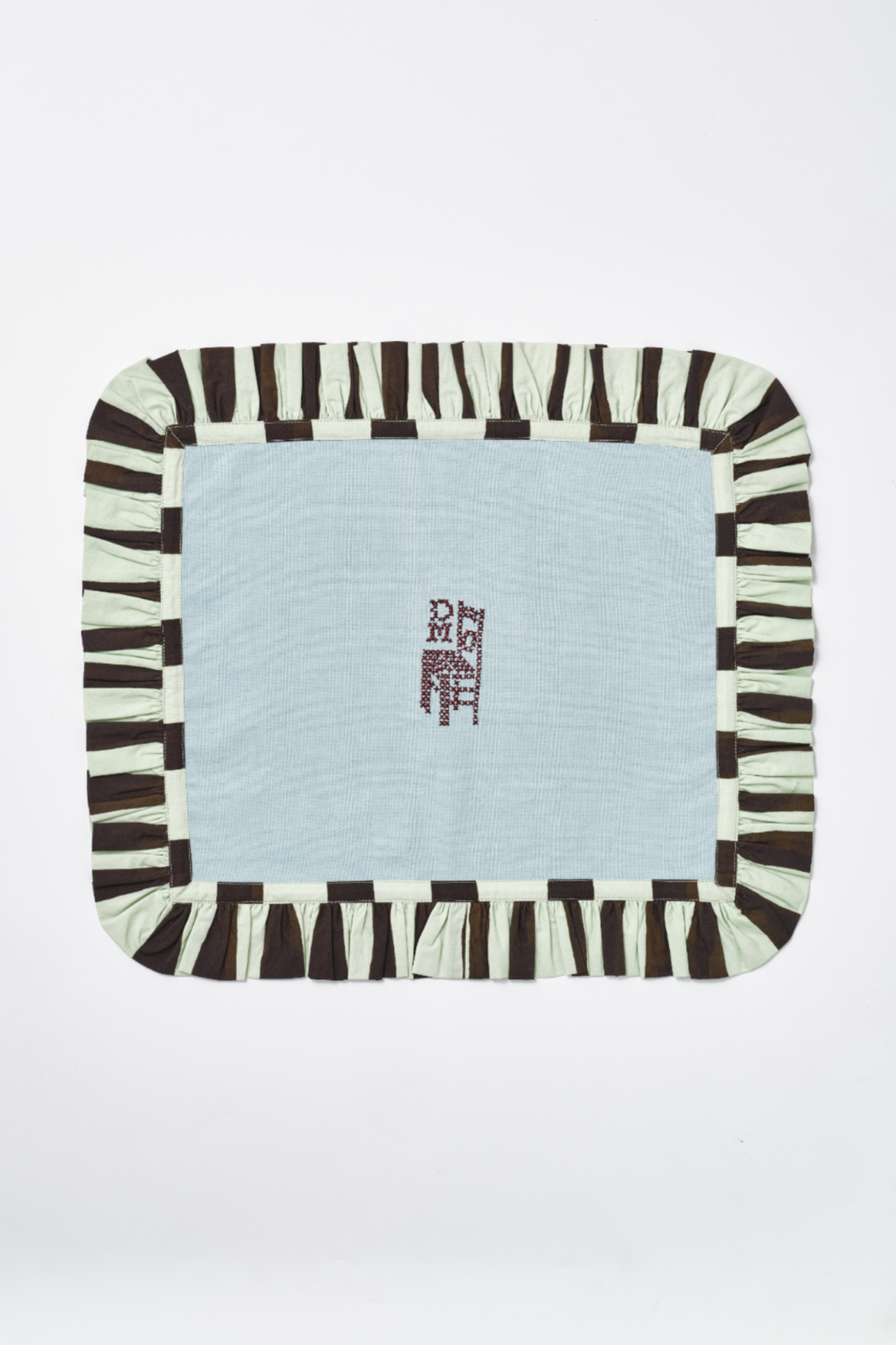 Damson Madder Ruffle Placemat - Thumbnail 2