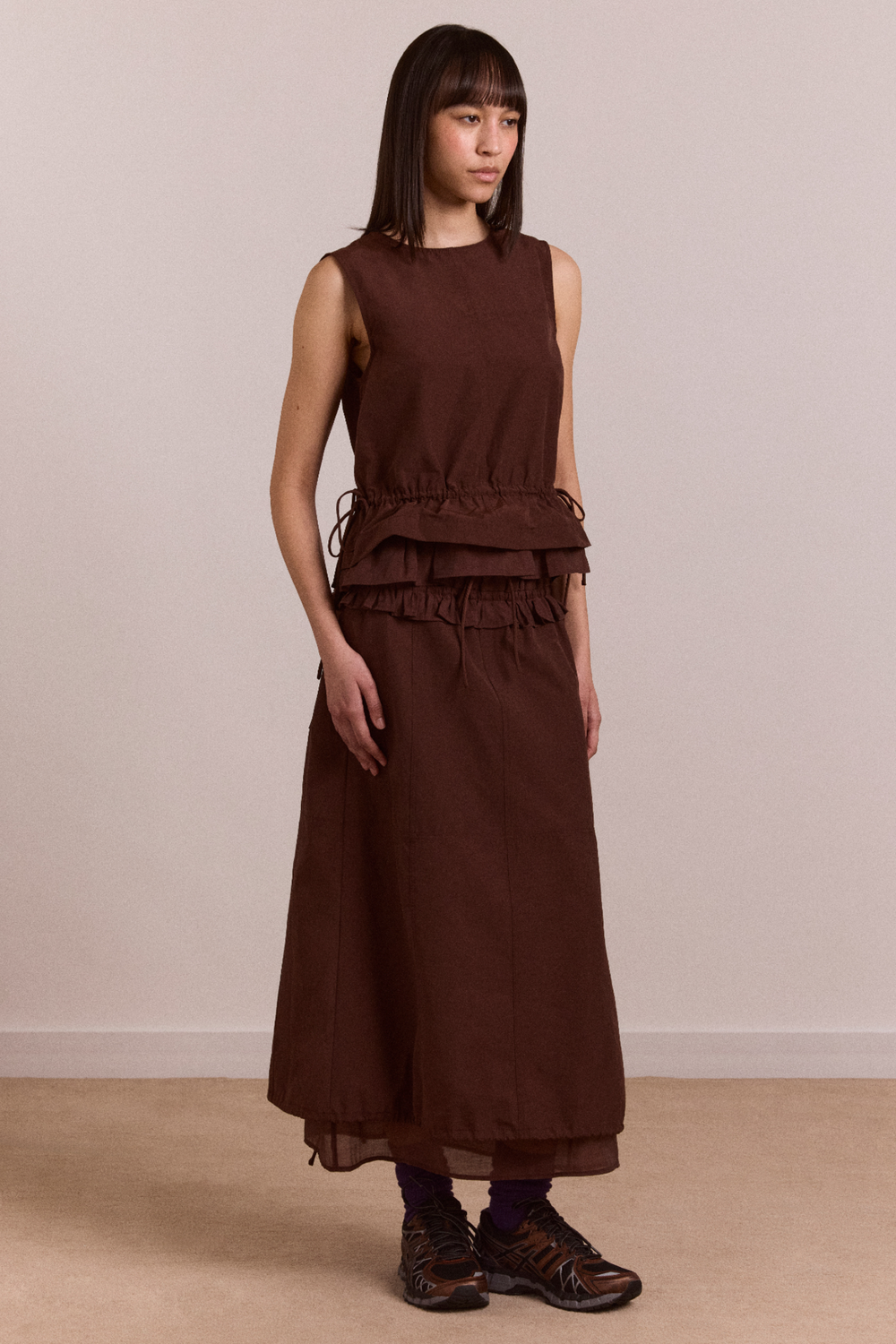 ailani  blouse - choc