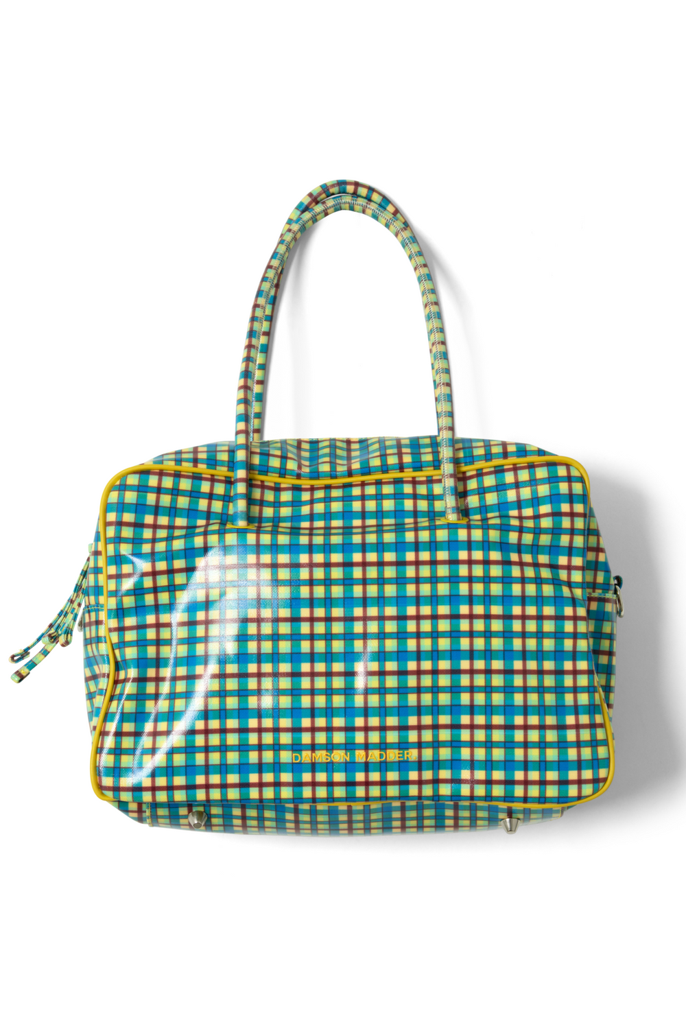 truro coated holdall - zesty check – Damson Madder truro coated holdall - zesty check – Damson Madder